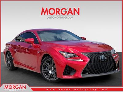 2017 Lexus RC F F in Infra-Red — front three-quarter view