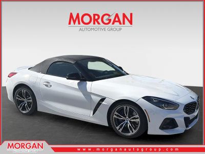 2026 BMW Z4 sDrive M40i in White — front three-quarter view