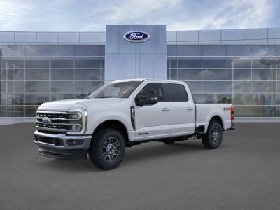 2026 Ford F-250 in Z1 White — front three-quarter view