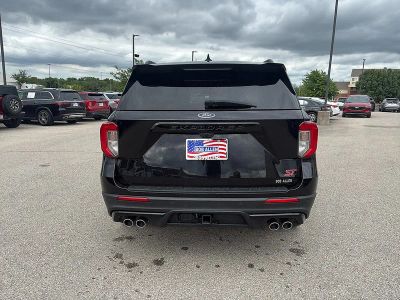 2022 Ford Explorer — rear three-quarter view