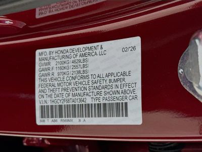 2026 Honda Accord Hybrid — photo 34 view