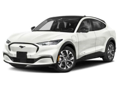 2023 Ford Mustang Mach-E Premium in Black — front three-quarter view