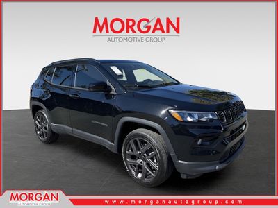 2026 Jeep Compass Limited in Black — front three-quarter view