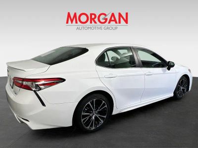 2018 Toyota Camry — rear three-quarter view
