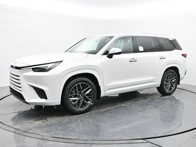 2026 Lexus TX 350 PREMIUM AWD in Wind Chill Pearl — front three-quarter view