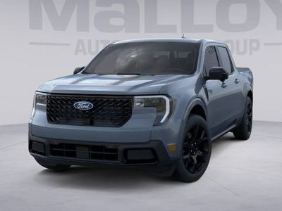 2026 Ford Maverick LARIAT in Azure Gray Metallic Tri-Coat — front three-quarter view
