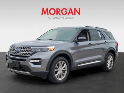2022 Ford Explorer — rear three-quarter view