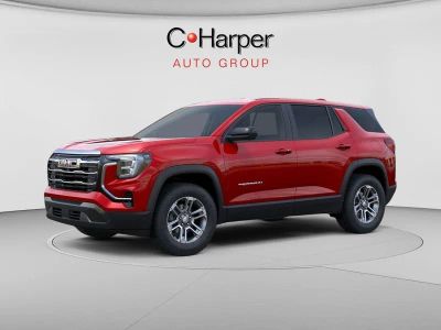 2026 GMC Terrain Elevation in Volcanic Red Tintcoat — front three-quarter view