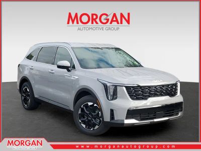 2026 Kia Sorento S in Gray — front three-quarter view