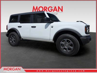 2025 Ford Bronco Big Bend in White — front three-quarter view