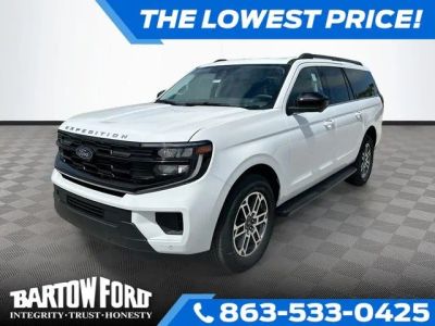 2026 Ford Expedition Max Active in Oxford White — front three-quarter view