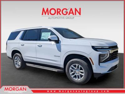 2026 Chevrolet Tahoe LS in White — front three-quarter view