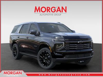2026 Chevrolet Tahoe High Country in Black — front three-quarter view