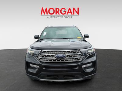 2022 Ford Explorer — rear three-quarter view