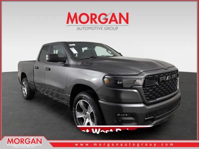 2026 Ram 1500 Express in Gray — front three-quarter view