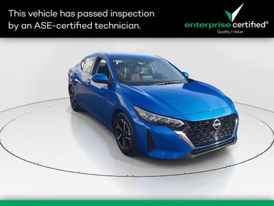 2024 Nissan Sentra SV CVT — front three-quarter view