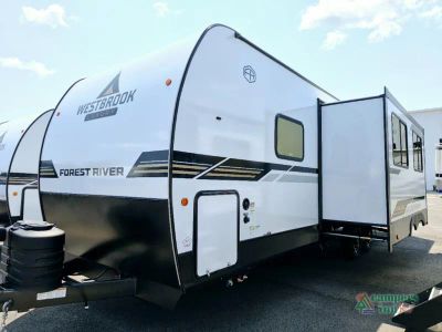 2027 Forest River RV Westbrook Luxury — rear three-quarter view