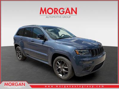 2019 Jeep Grand Cherokee Limited X in Slate Blue Pearlcoat — front three-quarter view