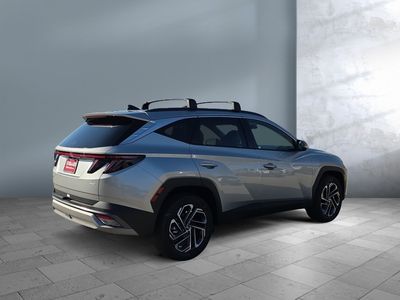 2026 Hyundai Tucson — rear three-quarter view
