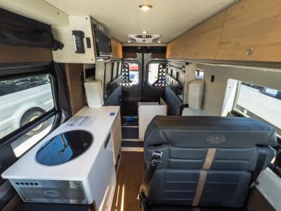 2026 Storyteller Overland DARK MODE — engine compartment view