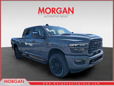 2026 Ram 2500 Laramie in White — front three-quarter view