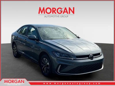 2026 Volkswagen Jetta S in Platinum — front three-quarter view