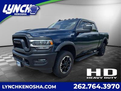 2024 RAM 2500 Rebel in Blue — front three-quarter view