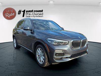 2020 BMW X5 — rear three-quarter view