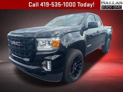 2022 GMC Canyon Elevation in Onyx Black — front three-quarter view