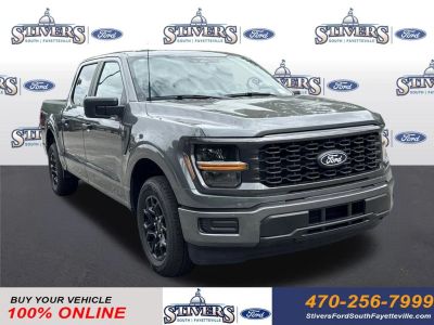 2026 Ford F-150 STX in Gray — front three-quarter view