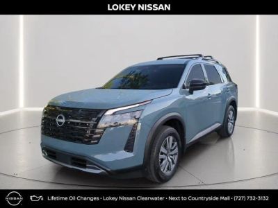 2026 Nissan Pathfinder SL in Baltic Teal — front three-quarter view