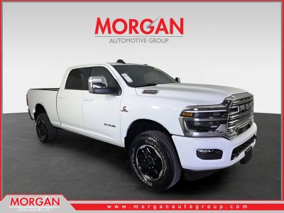 2026 Ram 2500 Laramie in White — front three-quarter view