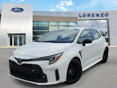 2023 Toyota GR Corolla Core in Ice Cap — front three-quarter view