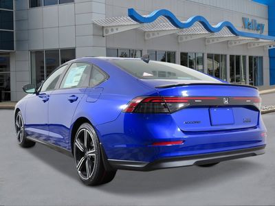 2026 Honda Accord Hybrid — rear three-quarter view
