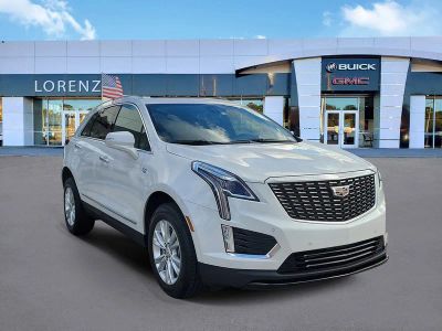 2022 Cadillac XT5 — rear three-quarter view