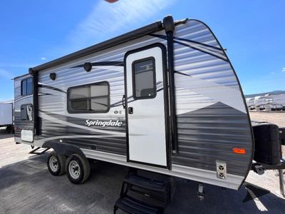 2018 Keystone RV Springdale Lite — rear three-quarter view