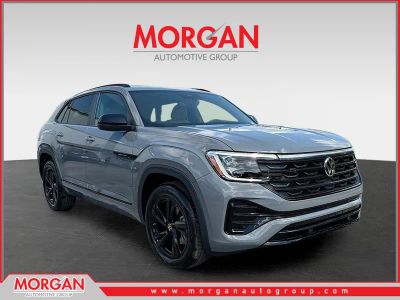 2026 Volkswagen Atlas Cross Sport 2.0T SEL R-Line Black in Gray — front three-quarter view