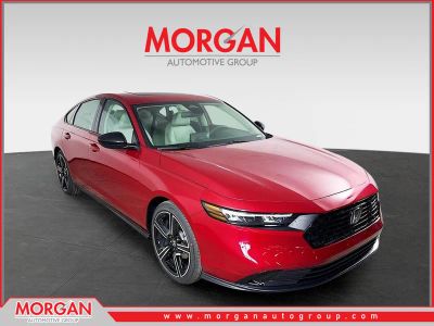 2026 Honda Accord Sedan SE in Radiant Red Metallic — front three-quarter view