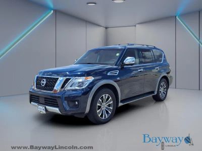 2017 Nissan Armada — rear three-quarter view