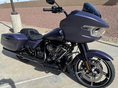 2025 Harley-Davidson FLTRX - Road Glide in PURPLE ABYSS DENIM — front three-quarter view