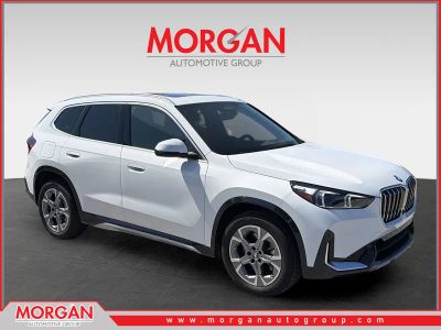 2026 BMW X1 xDrive28i in White — front three-quarter view