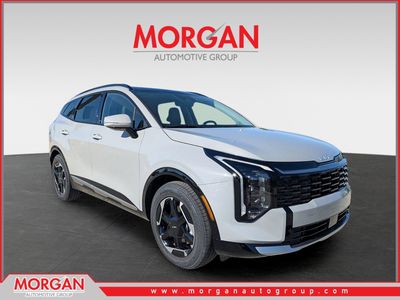2026 Kia Sportage SX in Wolf Gray — front three-quarter view