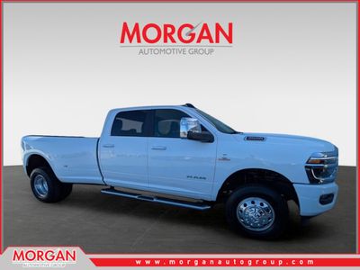 2026 Ram 3500 Laramie in White — front three-quarter view