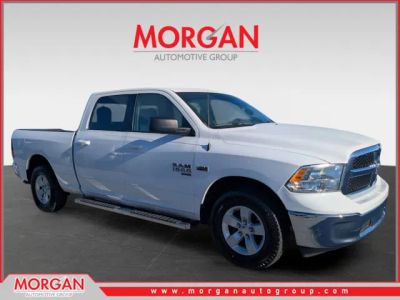 2019 Ram 1500 Classic SLT in White — front three-quarter view