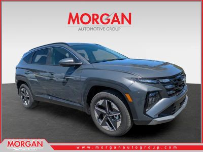 2026 Hyundai TUCSON SEL in Hampton Gray — front three-quarter view