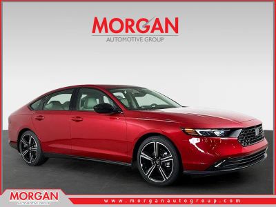 2026 Honda Accord Sedan SE in Radiant Red Metallic — front three-quarter view