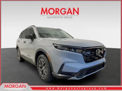 2026 Honda CR-V Hybrid TrailSport in Urban Gray Pearl — front three-quarter view