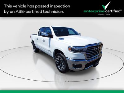 2025 Ram 1500 Laramie 4x4 Crew Cab 5'7" Box — front three-quarter view