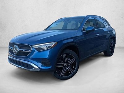 2026 Mercedes-Benz GLC 300 GLC 300 SUV in Starling Blue — front three-quarter view