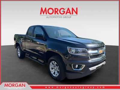 2018 Chevrolet Colorado LT in Black — front three-quarter view